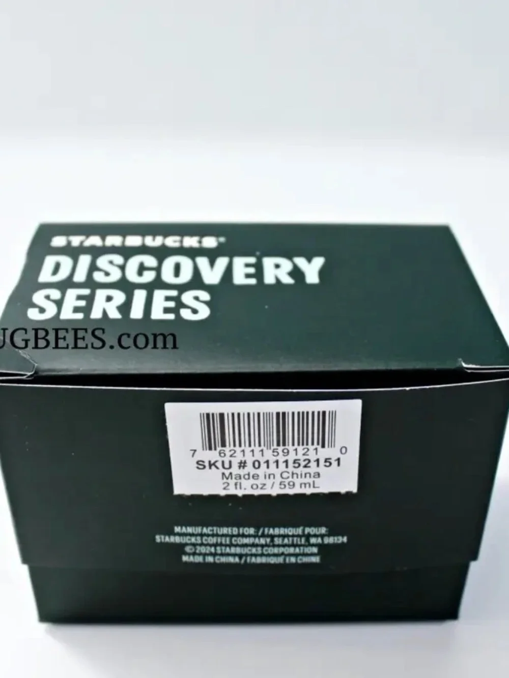 Starbucks Discovery Series Ornament Seattle Ceramic Demi Cup 2oz NEW